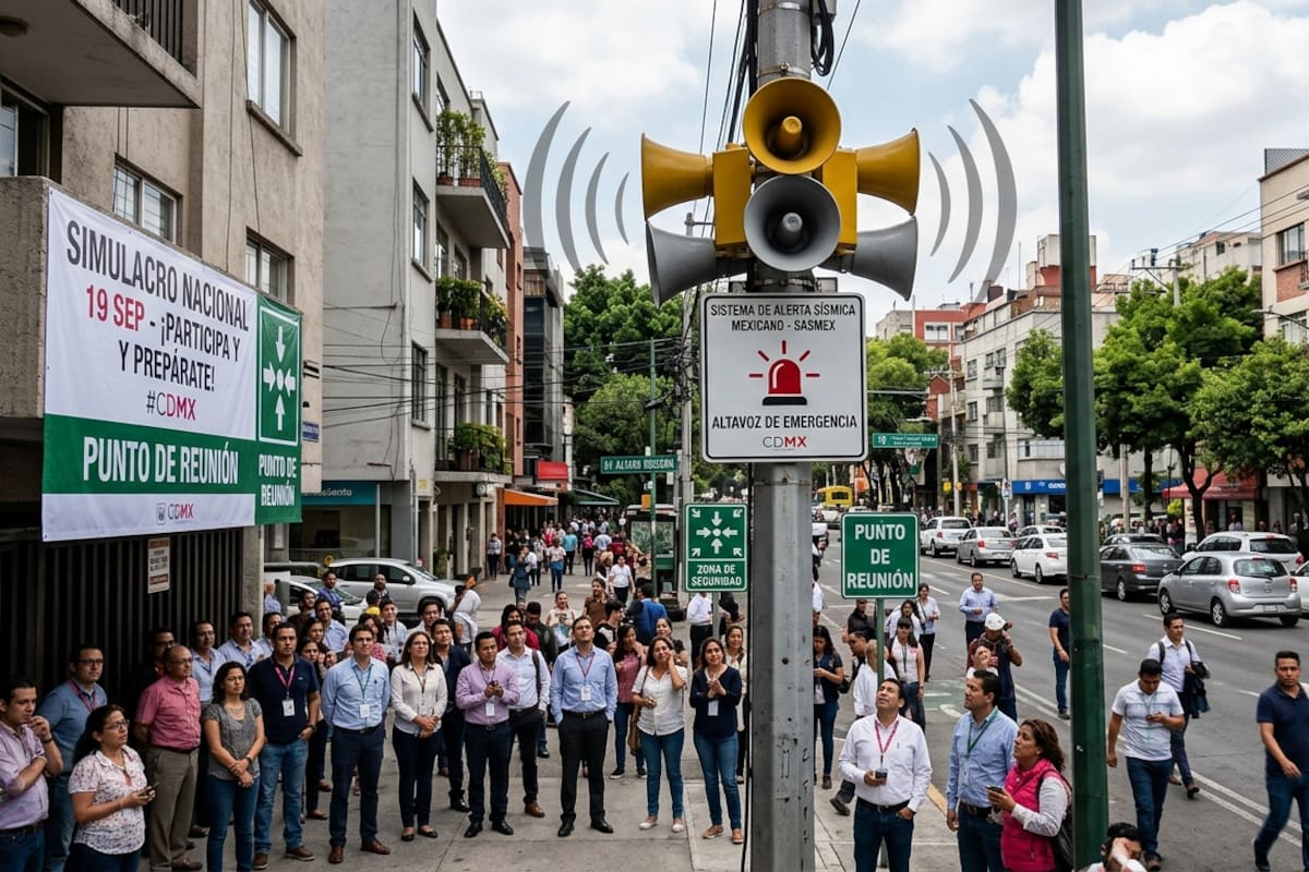 Simulacro Nacional 2026: 303 altavoces de CDMX no sonaron, según C5; así puedes reportar una falla