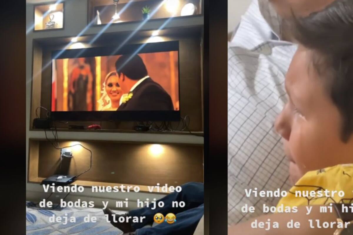 VIDEO: Niño rompe en llanto al ver la boda de sus padres y video conmueve en redes