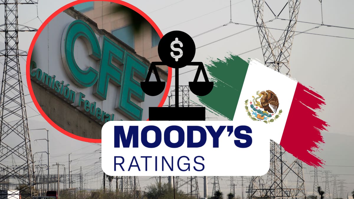Moody’s mantiene a CFE con grado de inversión pese al deterioro crediticio de México y el riesgo sobre la deuda soberana