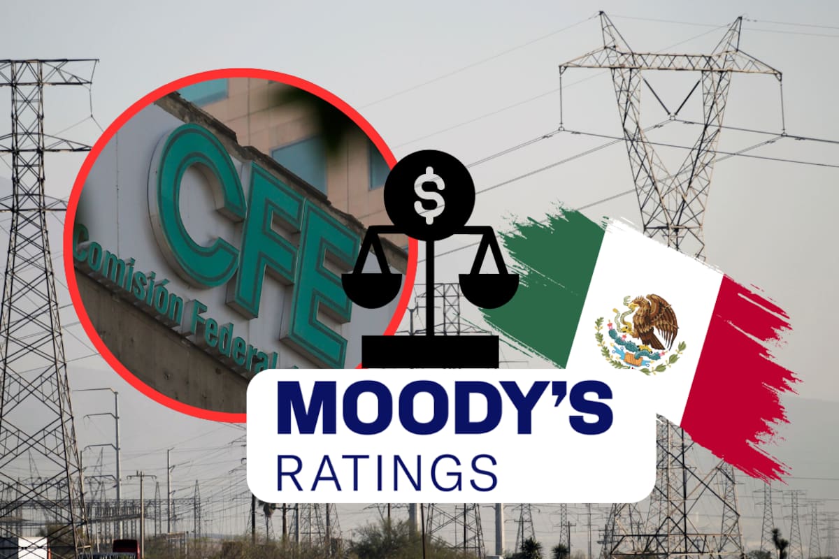 Moody’s mantiene a CFE con grado de inversión pese al deterioro crediticio de México y el riesgo sobre la deuda soberana