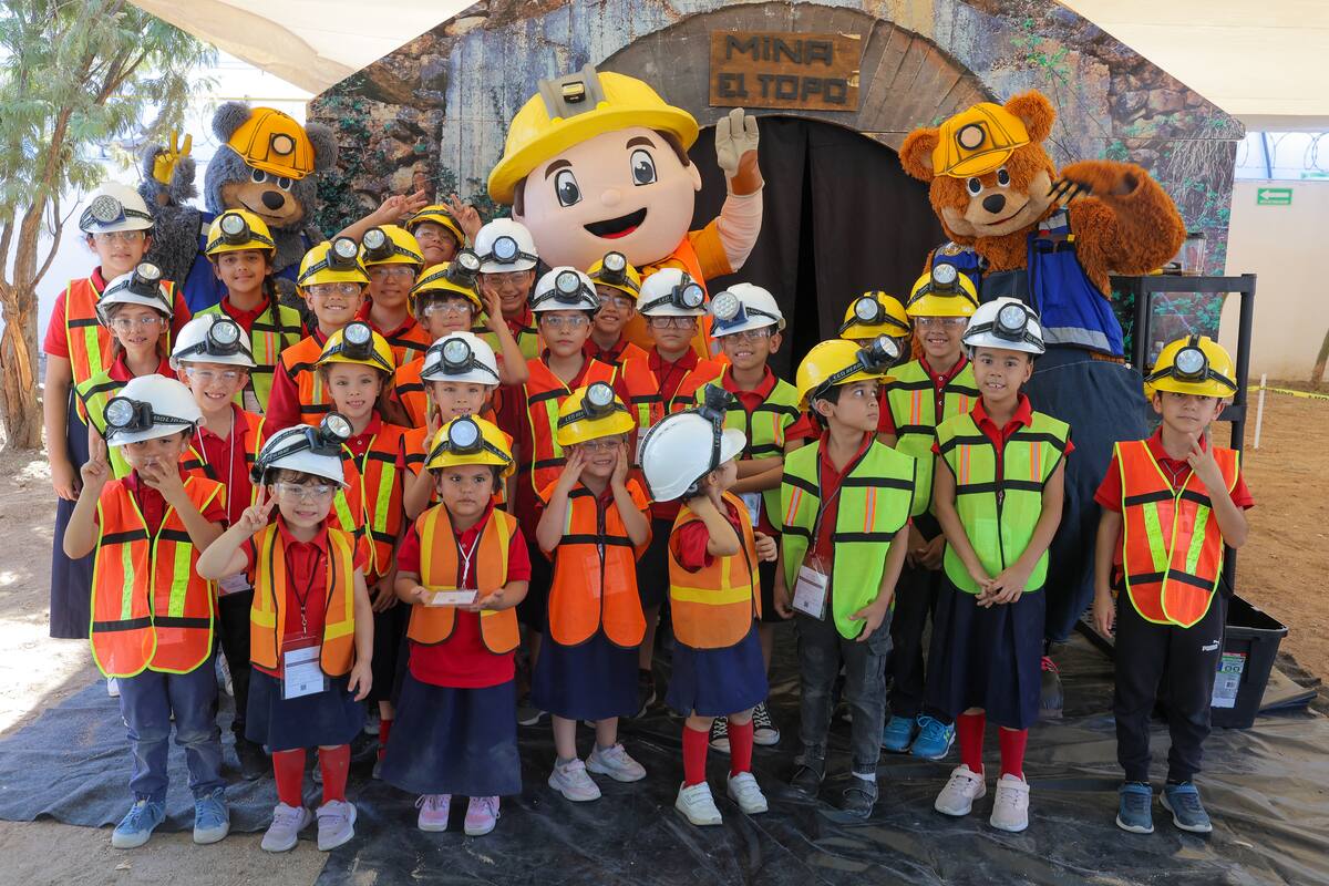 Pabellón Infantil, ¡con show de gemas y minerales!