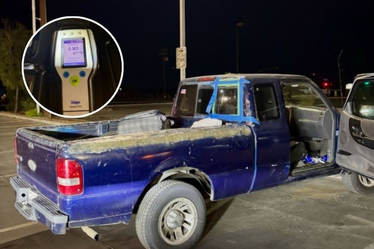Conducía con casi cuatro veces el límite de alcohol; ciudadano evitó una posible tragedia en El Centro