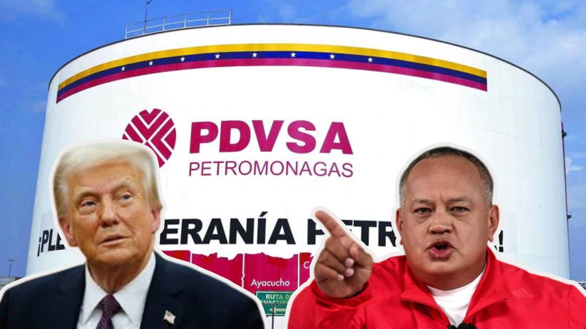 Petróleos de Venezuela ya confirmó la entrega de crudo a EEUU y la clasificó como una transacción “estrictamente comercial” tras el anuncio de Trump sobre la entrega de entre 30 y 50 millones de barriles de petróleo de alta calidad mientras en redes señalan la vez que Diosdado Cabello dijo que “ni una gota de petroleo” podía salir en caso de una agresión al país