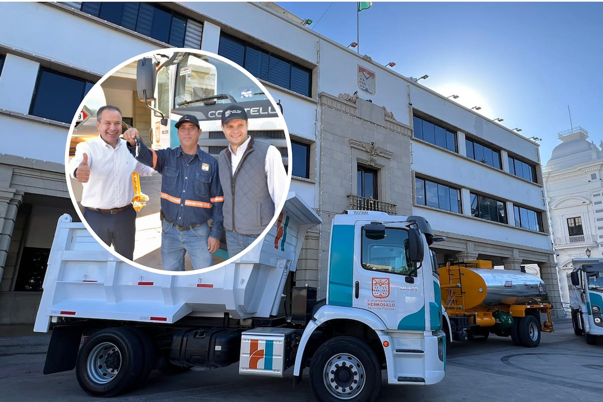 Ayuntamiento de Hermosillo invierte 16 millones de pesos en equipo para mejorar calles y limpieza en la ciudad