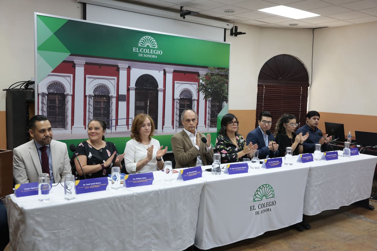 Seminario Niñez Migrante realizado ayer en El Colegio de Sonora. FOTO: JULIÁN ORTEGA