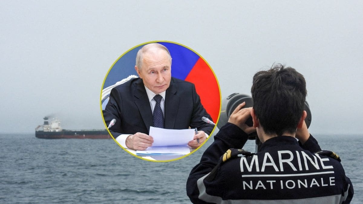 Francia intercepta petrolero ruso y Macron difunde video