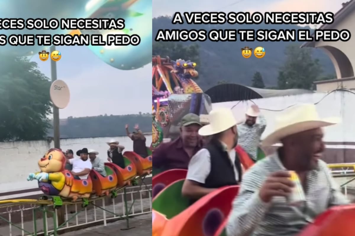 Vaqueros en “El Gusanito”: grupo de amigos se vuelve viral por su épico paseo de feria