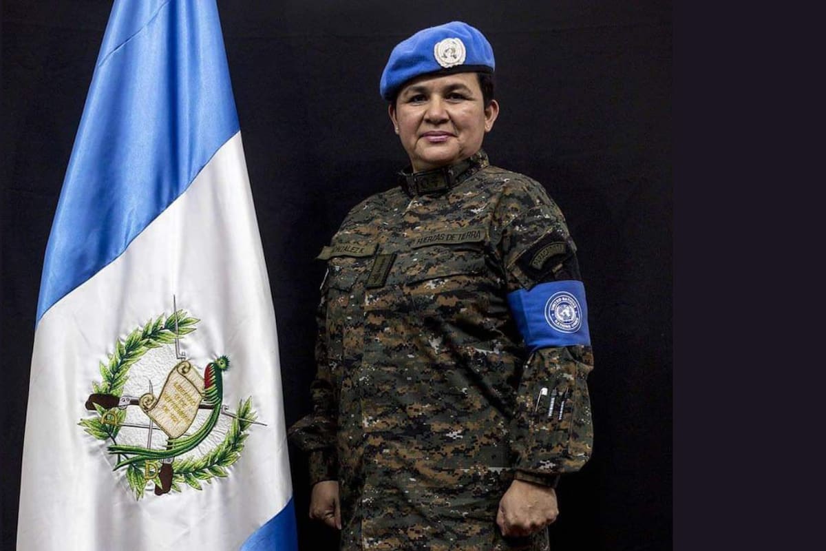 Una mujer es nombrada comandante del Ejército de Guatemala por primera vez