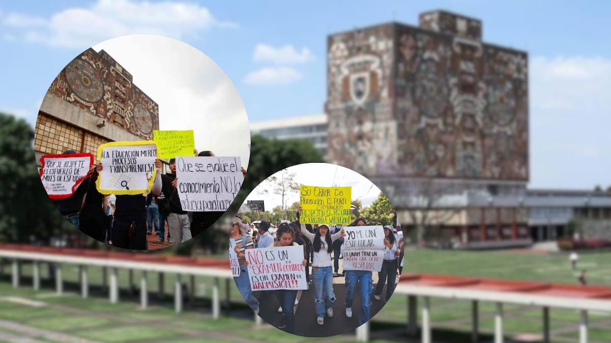 Aspirantes seleccionados en el proceso de ingreso a la UNAM presentaron tres amparos contra la decisión de verificar los resultados mediante un examen presencial. (El Universal)