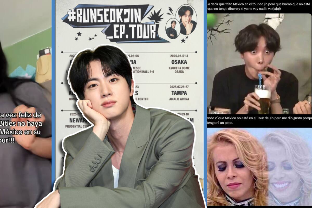 Fans de BTS celebran que Jin no incluyó a México en su gira mundial; “ya no hay dinero”