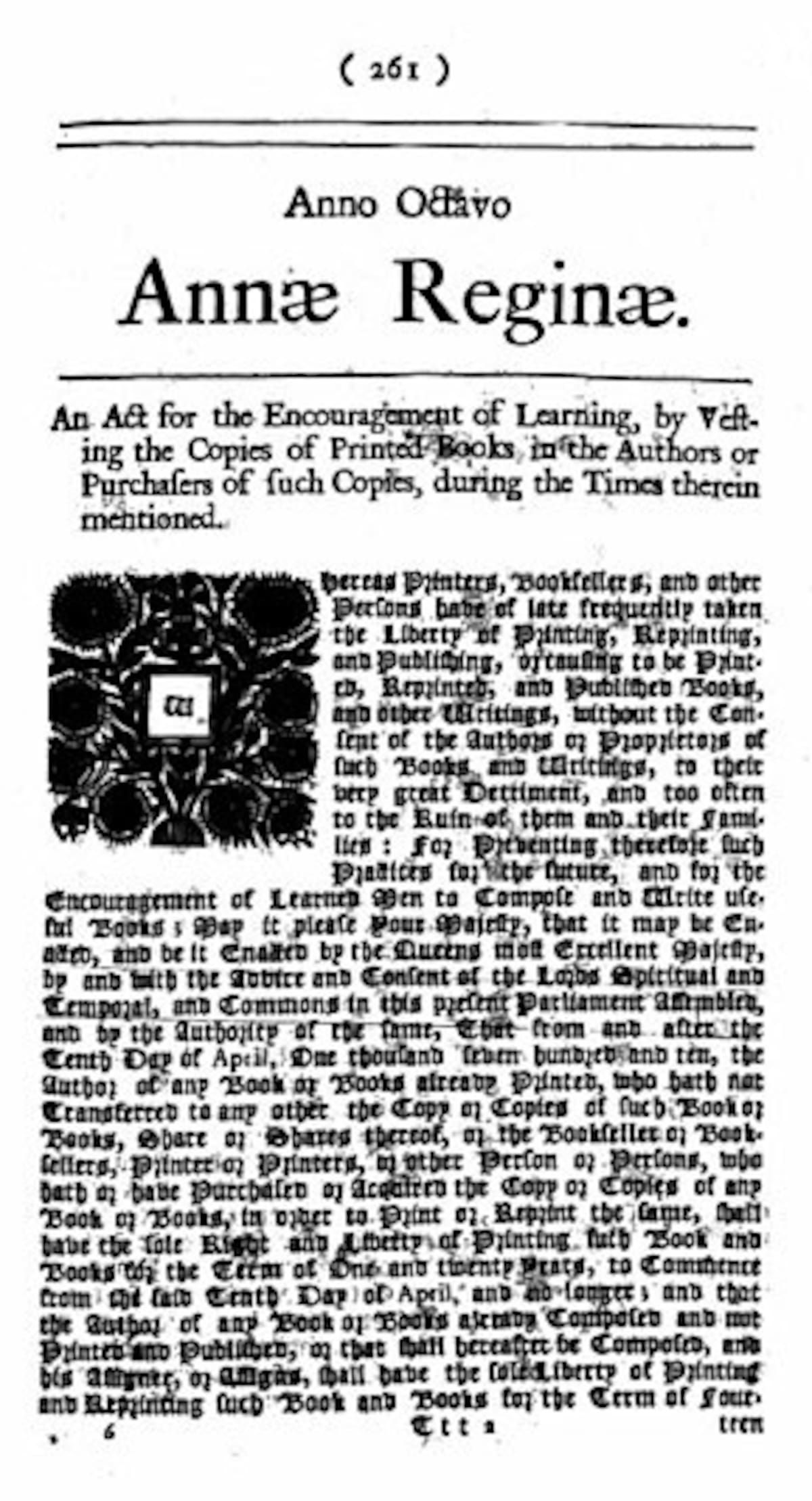 Estatuto de la Reina Ana