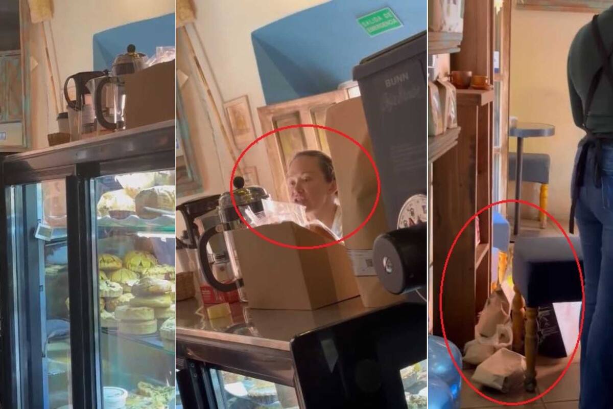 VIDEO: Mujer extranjera agrede a empleada de cafetería por ‘no hacer bien’ su pedido