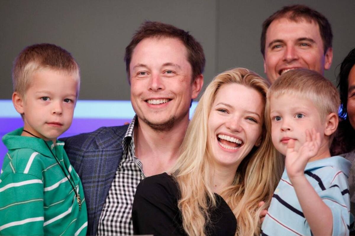 Familia Musk. | Crédito: AP