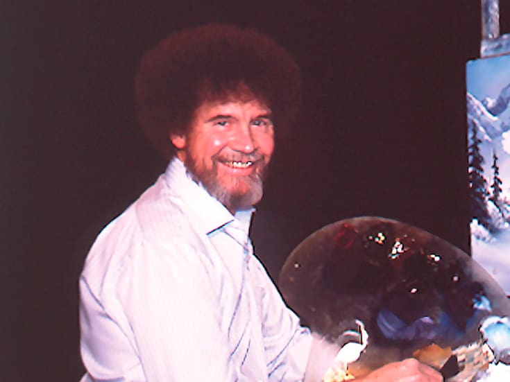Subastarán 30 pinturas de Bob Ross para apoyar estaciones de televisión pública