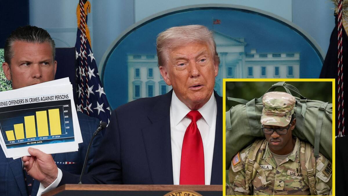 Inicia plan de Trump para desplegar a la Guardia Nacional en calles de Washington: llegan las primeras tropas y ya hay 23 nuevos arrestos