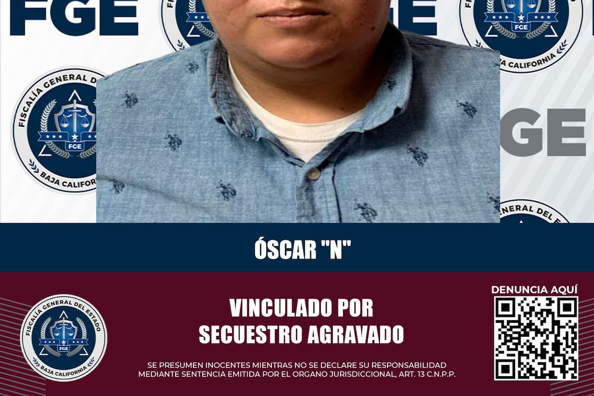 Vinculan a proceso a presunto secuestrador en Mexicali; la víctima logró escapar tras tres días de cautiverio