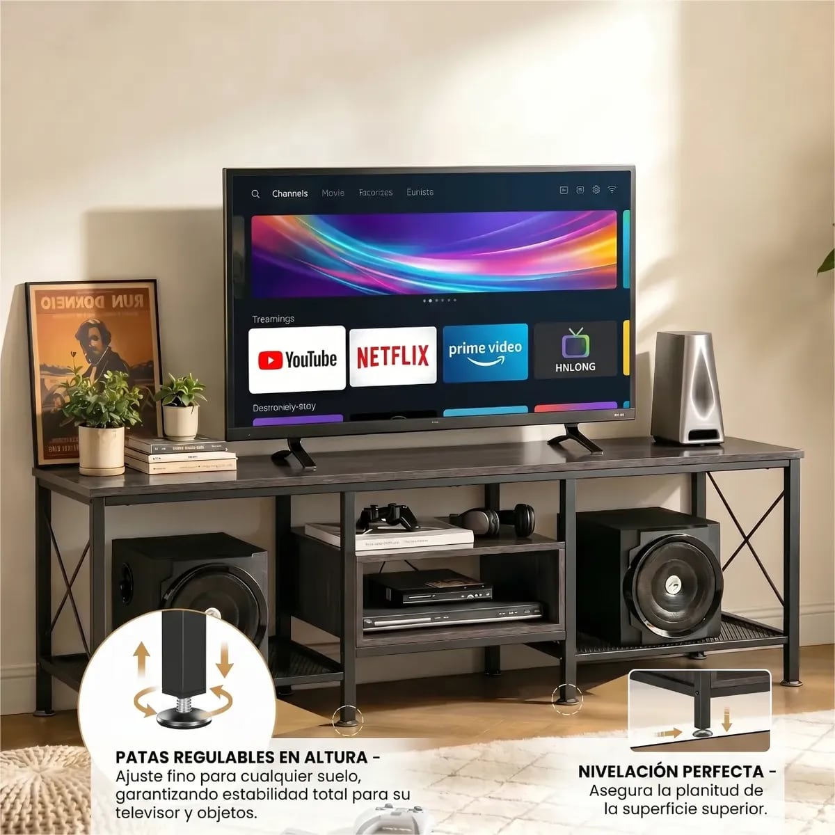Mueble para televisión de estilo minimalista |Mercado Libre