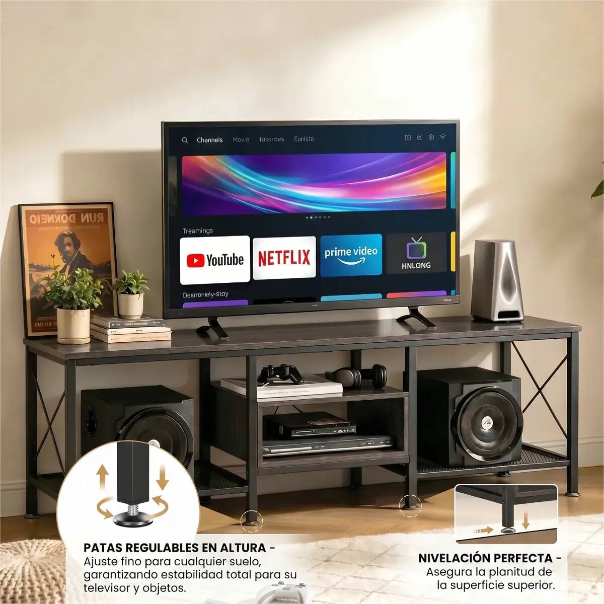 Mueble para televisión de estilo minimalista |Mercado Libre