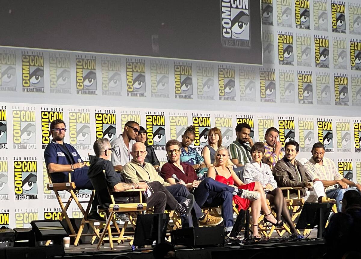 Panel de de la serie "The Boys" en el San Diego Comic Con en Hall H.