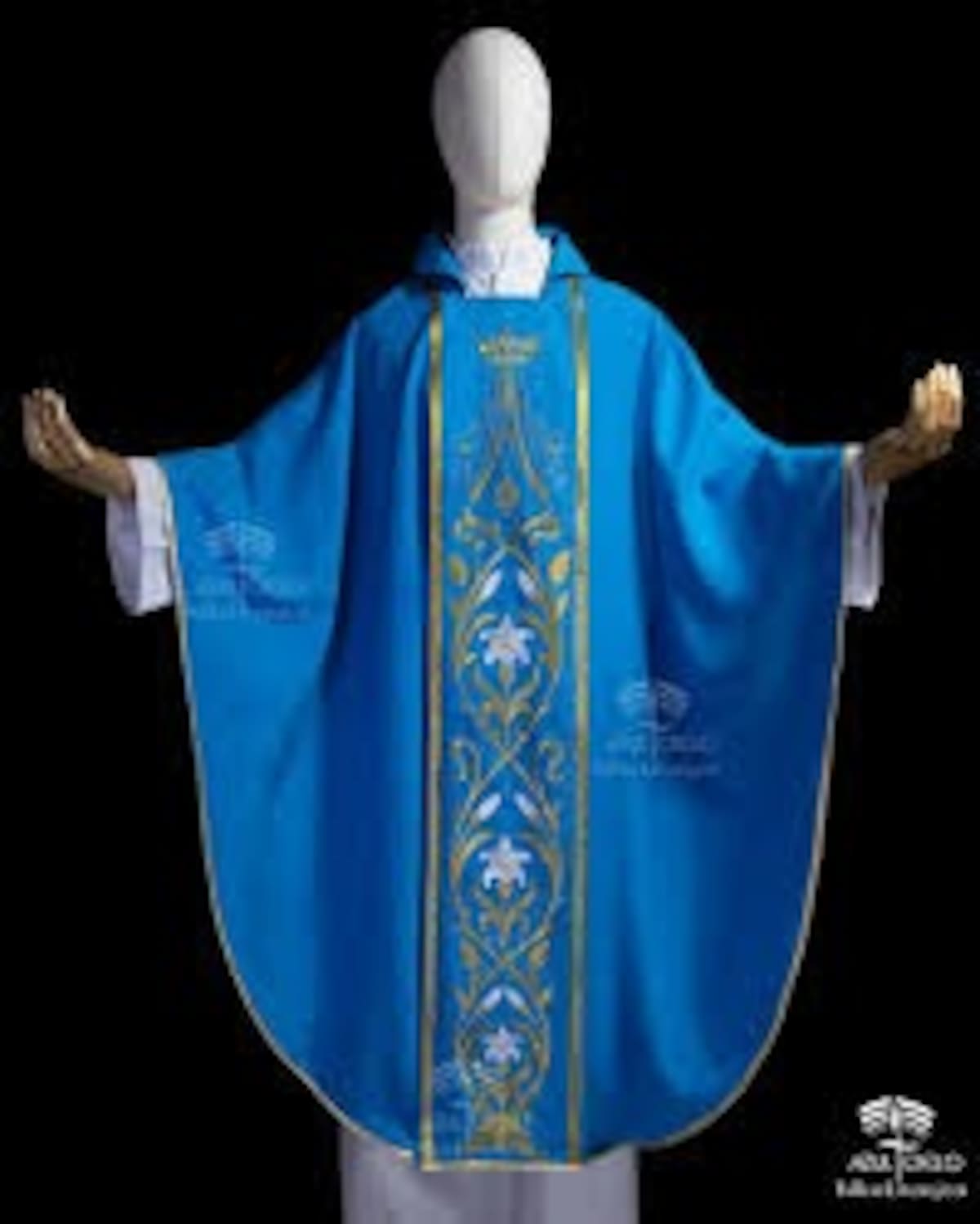 Color azul en la liturgia