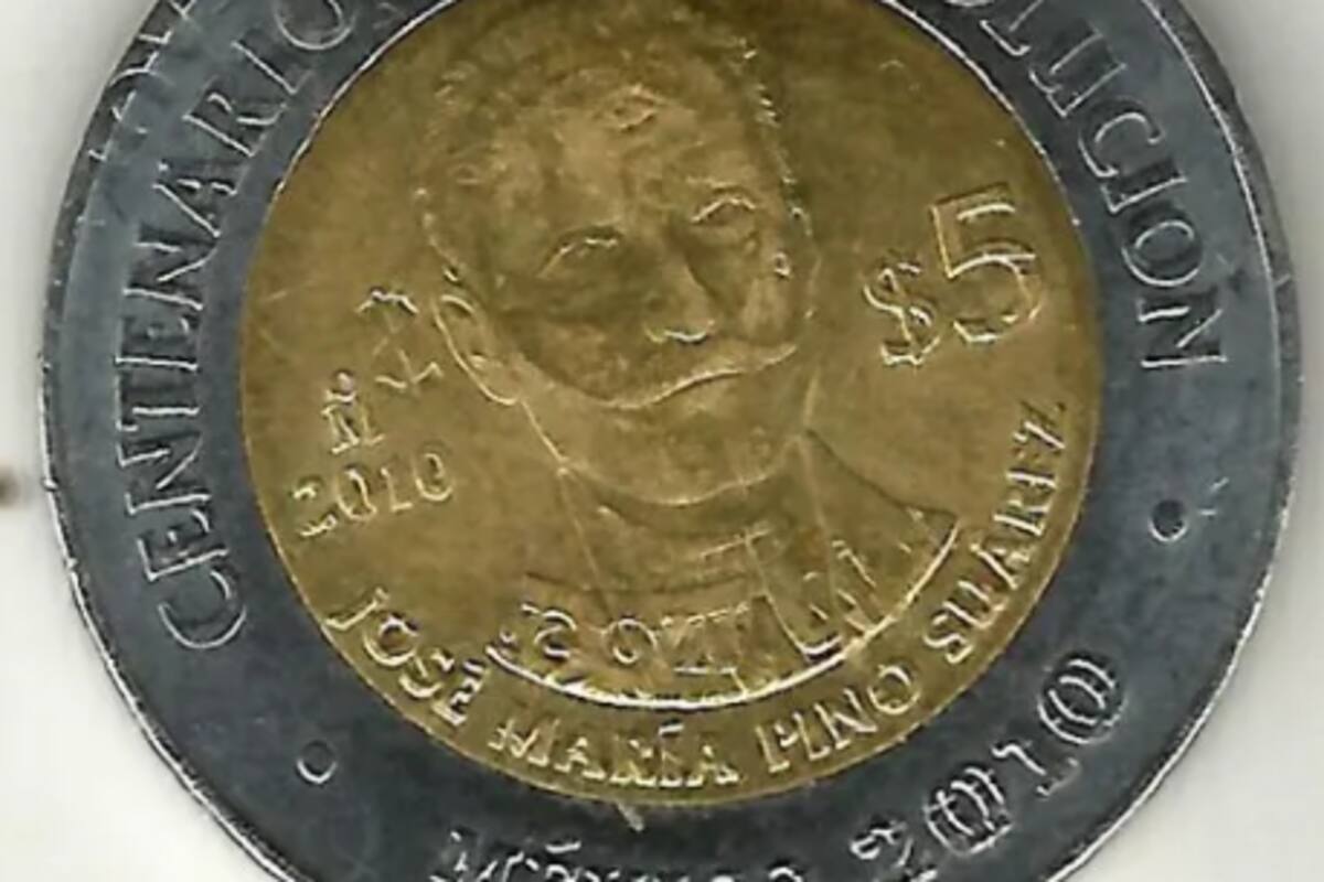 Moneda de 5 pesos con error de acuñación se vende en 2 mil pesos