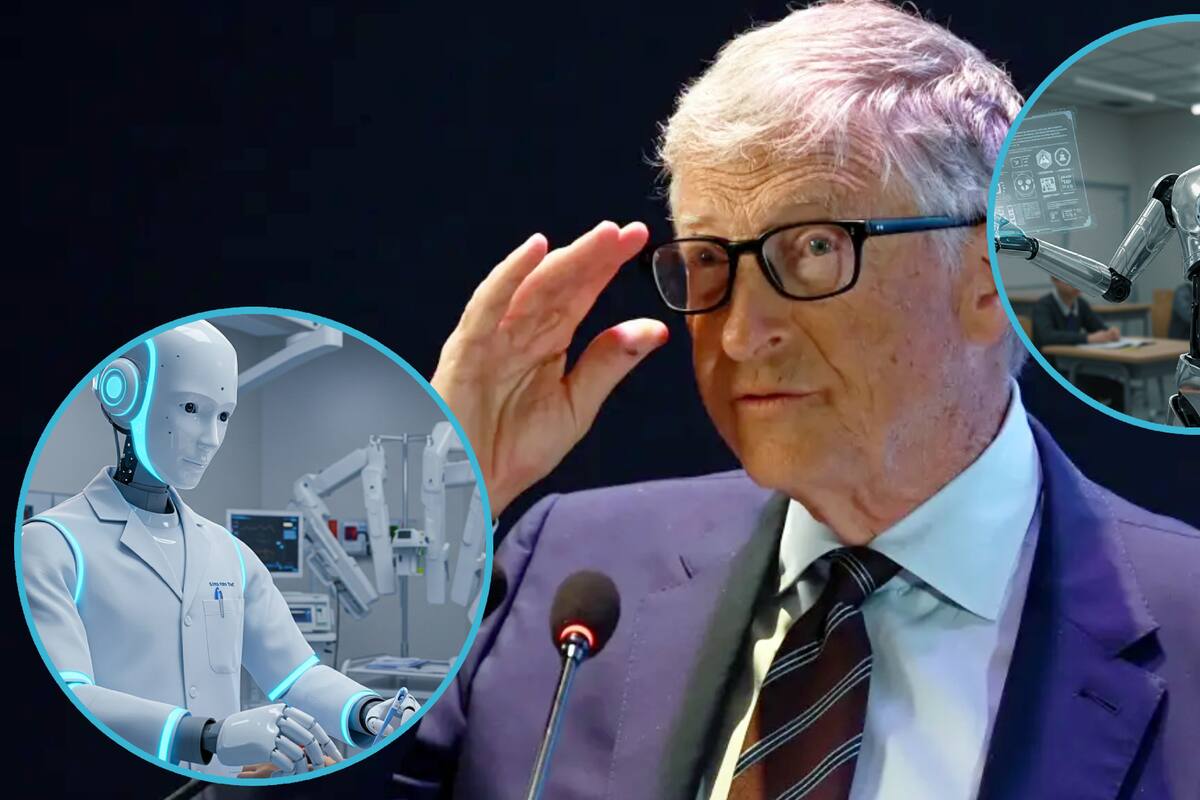 Bill Gates predice que, en diez años, la IA reemplazará a doctores y maestros