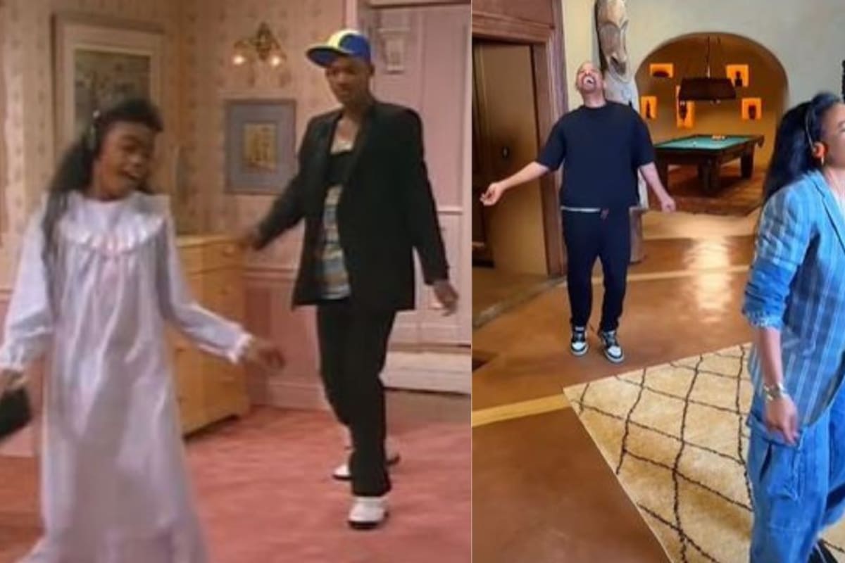 Will Smith y Tatyana Ali recrean icónico baile de “El príncipe del rap” en un trend de Tiktok