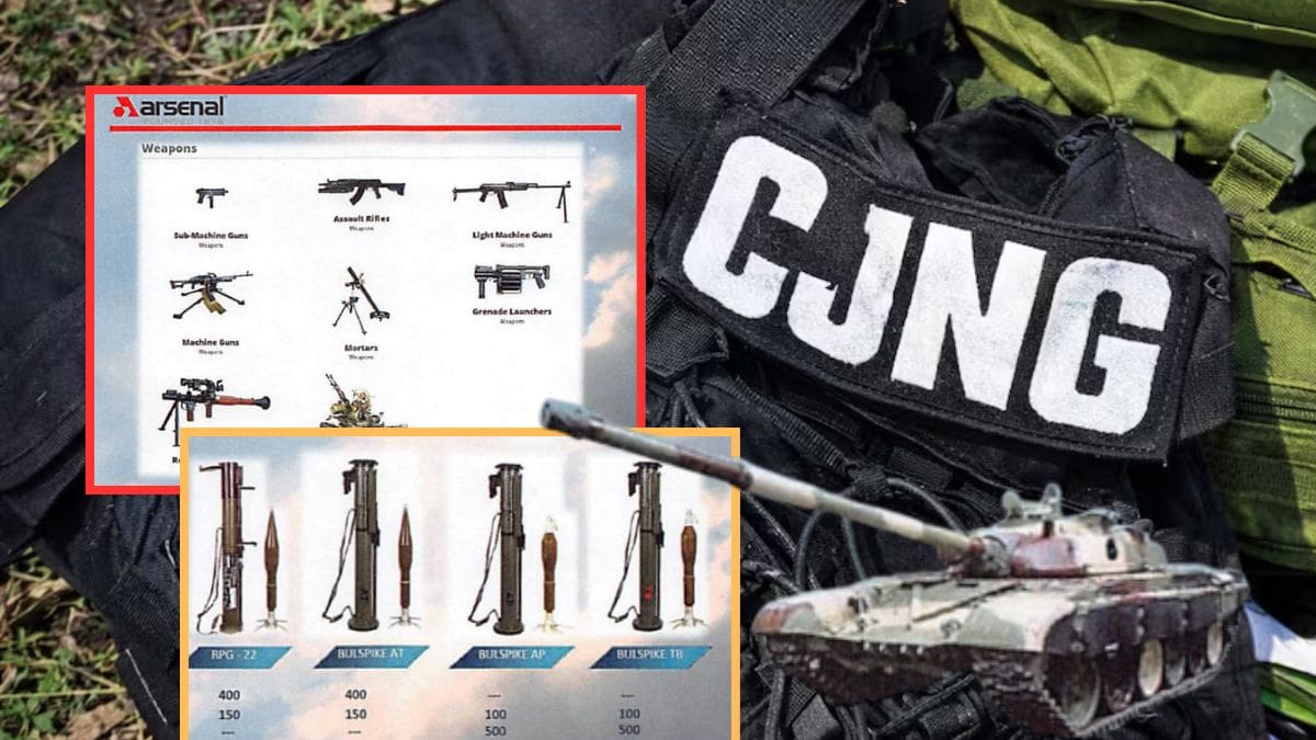 Un traficante búlgaro y tres cómplices africanos fueron acusados de armar al CJNG con fusiles AK-47, lanzacohetes y misiles antiaéreos; el arsenal alcanzaba los 58 millones de dólares