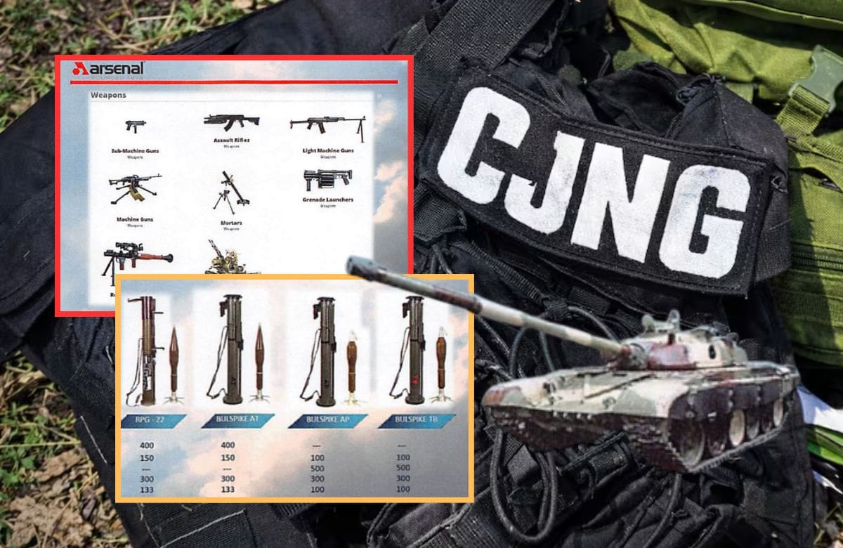 Cuatro personas fueron acusadas de armar al CJNG con equipo militar de alto poder. | Crédito: Fiscalía del Distrito Este de Virginia y archivo