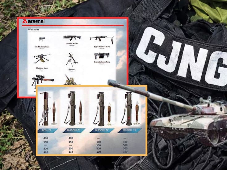 Un traficante búlgaro y tres cómplices africanos fueron acusados de armar al CJNG con fusiles AK-47, lanzacohetes y misiles antiaéreos; el arsenal alcanzaba los 58 millones de dólares