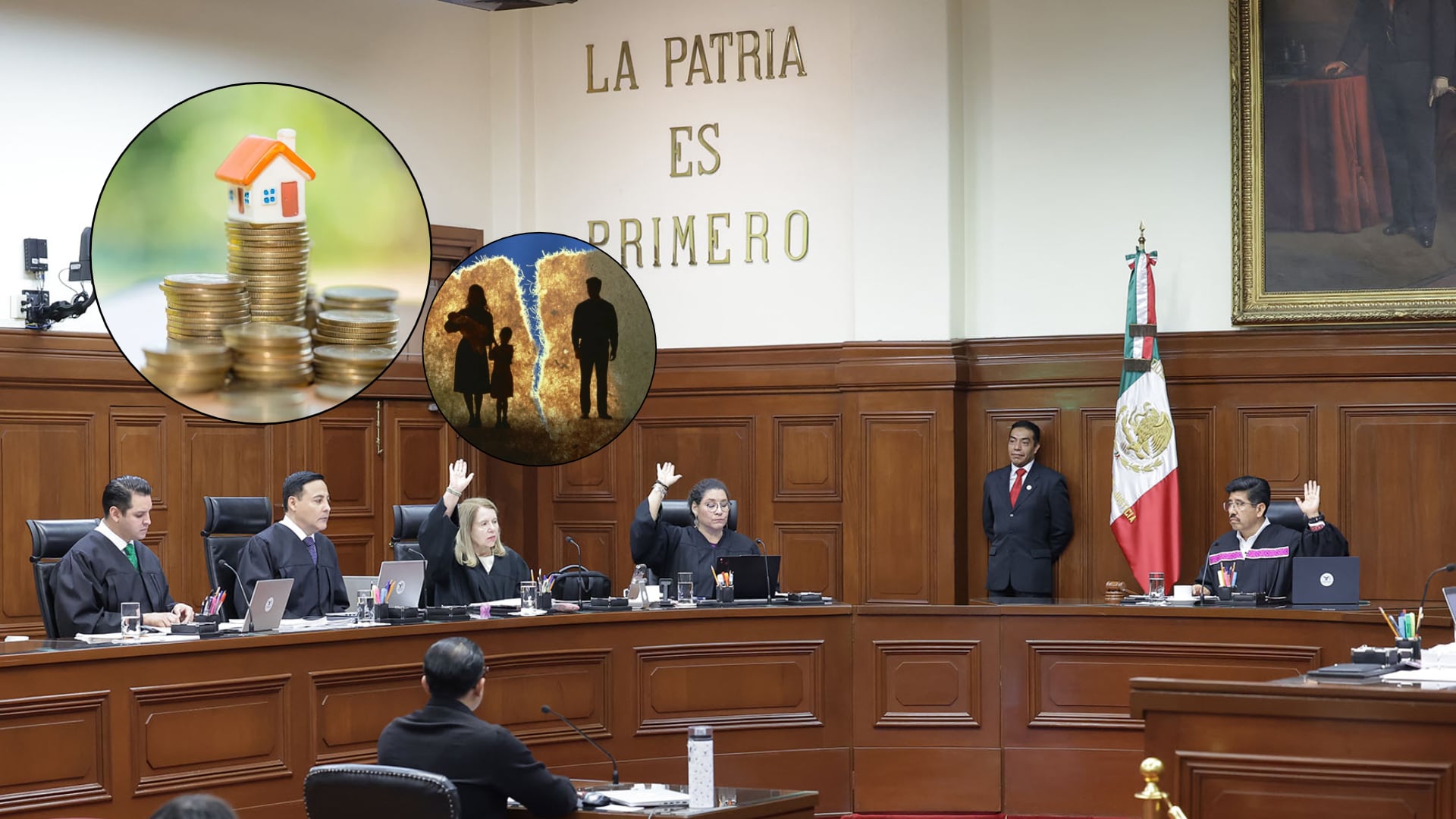 La Suprema Corte determinó que los pagos de una hipoteca realizados durante el matrimonio pueden considerarse para calcular una compensación económica por divorcio, incluso si la vivienda se adquirió antes de la boda. (SCJN)