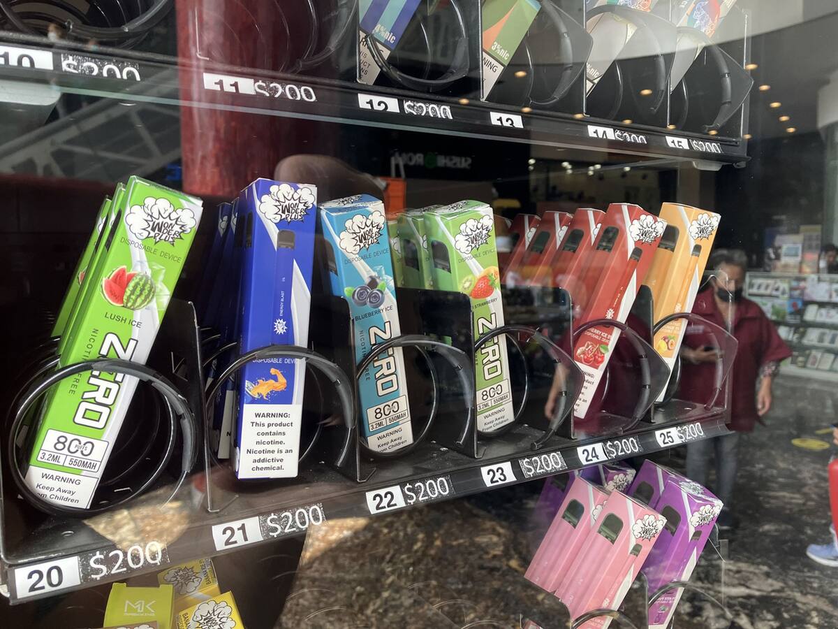 La Coepris ha decomisado alrededor de 250 dispositivos de vapeadores en lo que va del año.