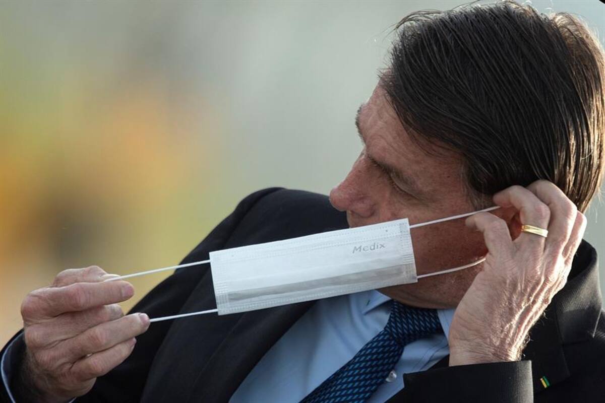 Jair Bolsonaro dice que se trata el Covid-19 con cloroquina