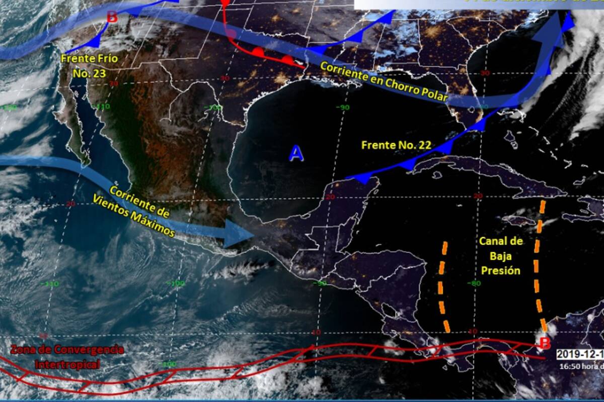 Pronostican bajas temperaturas para Sonora, Chihuahua y BC