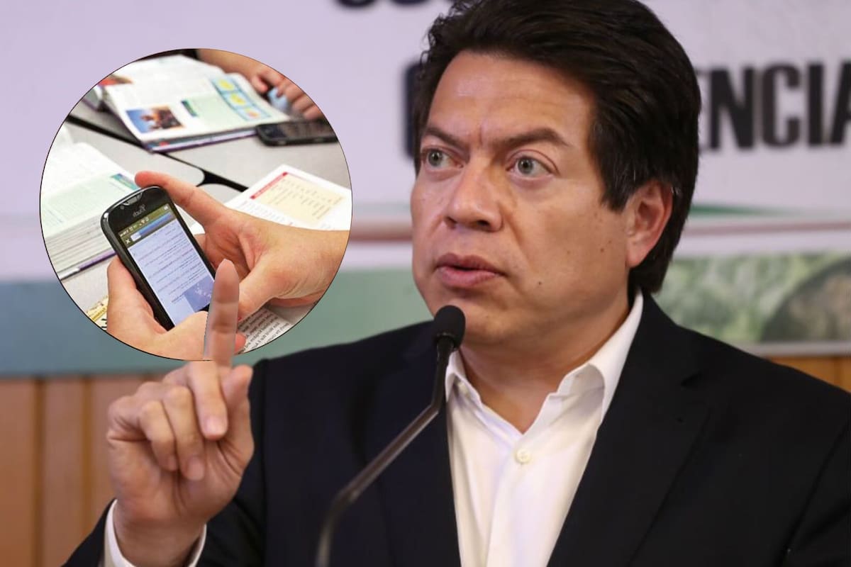 Mario Delgado buscará control de celulares de menores en escuelas debido a temas de salud mental comparando la situación con las de 79 países donde ya se ha actuado al respecto