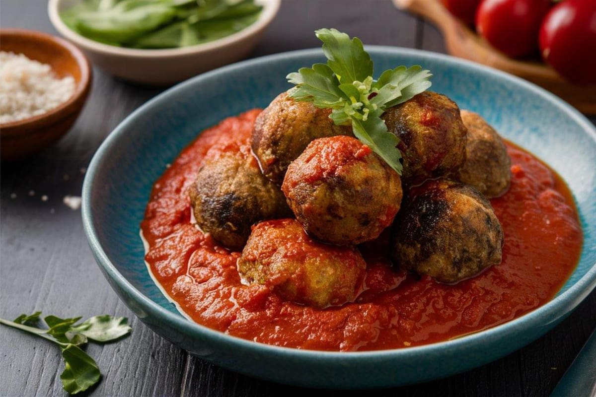 Albóndigas de pavo en salsa de tomate