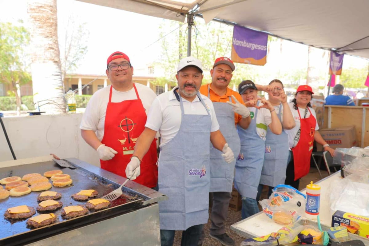 Con música, deliciosa comida, juegos mecánicos, torneos deportivos entre más actividades, así dieron inicio las Fiestas del Seminario de Hermosillo.