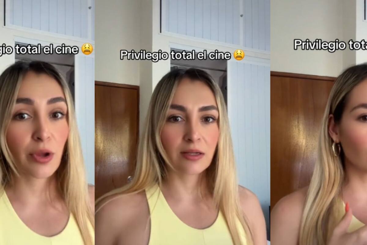 TikTok: Mujer cae en cuenta que ir al cine es un privilegio