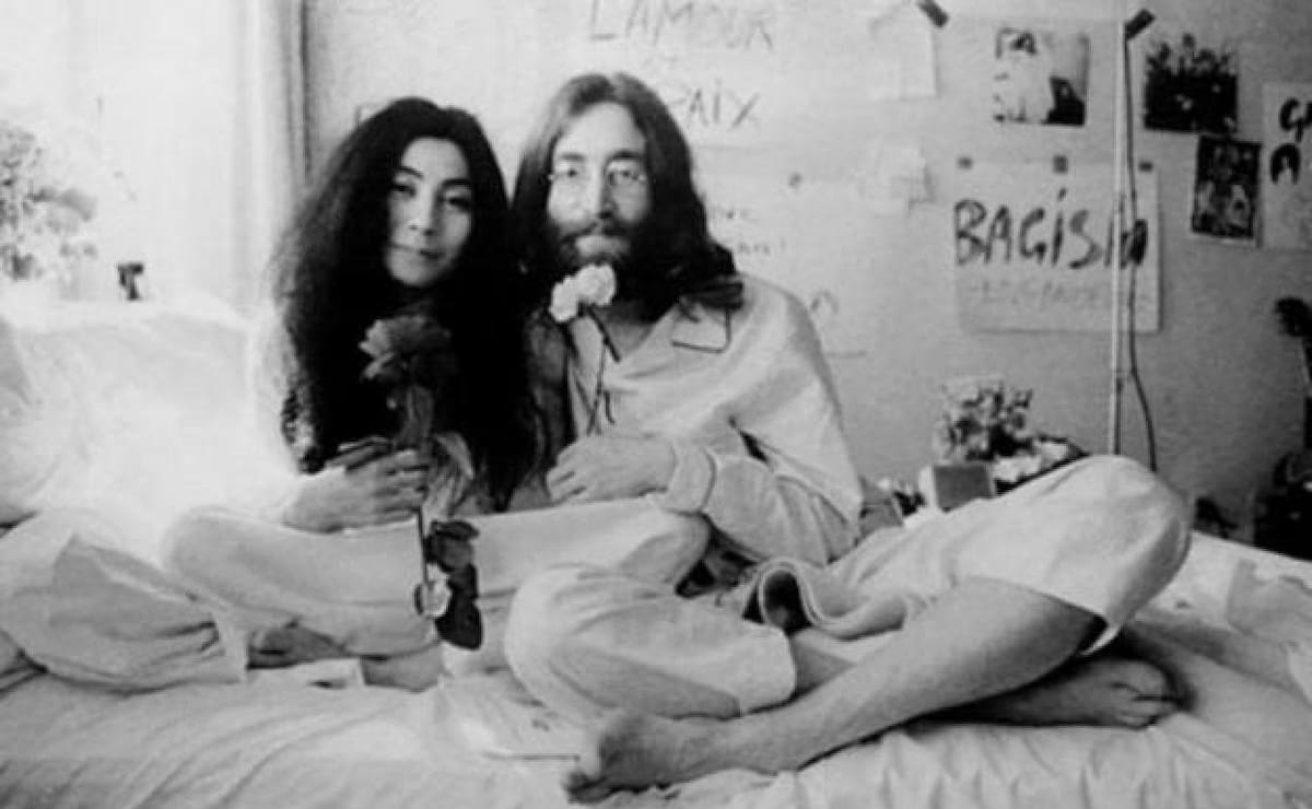 Yoko Ono y John Lennon