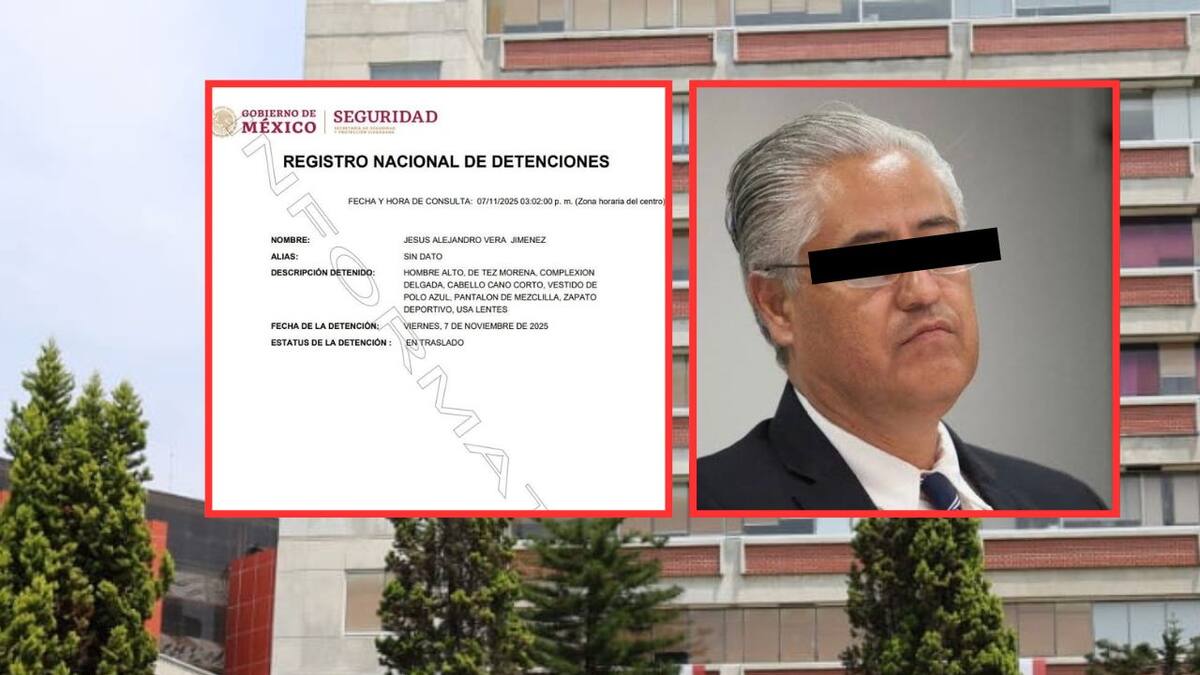Después de 6 años prófugo, Alejandro Vera, exrector de la UAEM, es detenido por el desvío de 290 millones de pesos en el emblemático caso de la “Estafa Maestra”