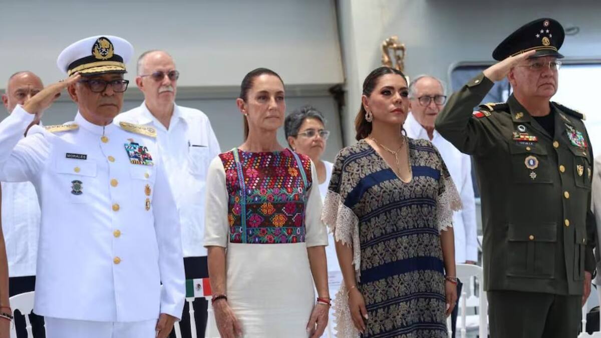 Sheinbaum encabeza ceremonia por Día de la Marina en Guerrero: destaca a cadetes mexicanos fallecidos en accidente de Buque Escuela Cuauhtémoc