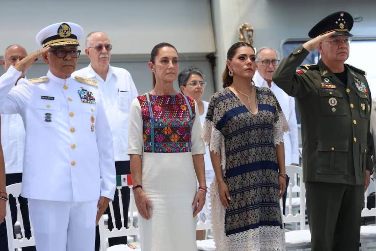 Sheinbaum encabeza ceremonia por Día de la Marina en Guerrero: destaca a cadetes mexicanos fallecidos en accidente de Buque Escuela Cuauhtémoc
