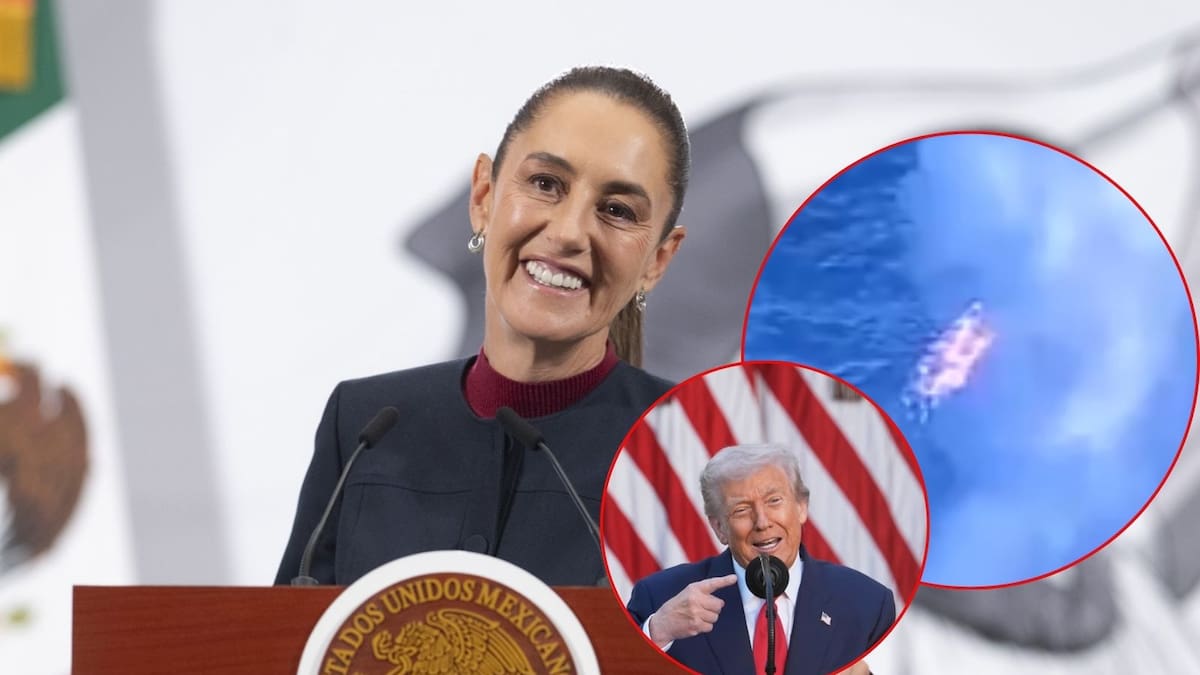 “No estamos de acuerdo, hay leyes internacionales”: Claudia Sheinbaum está en desacuerdo con Estados Unidos tras el ataque contra presuntas ‘narcolanchas’ fuera de su territorio