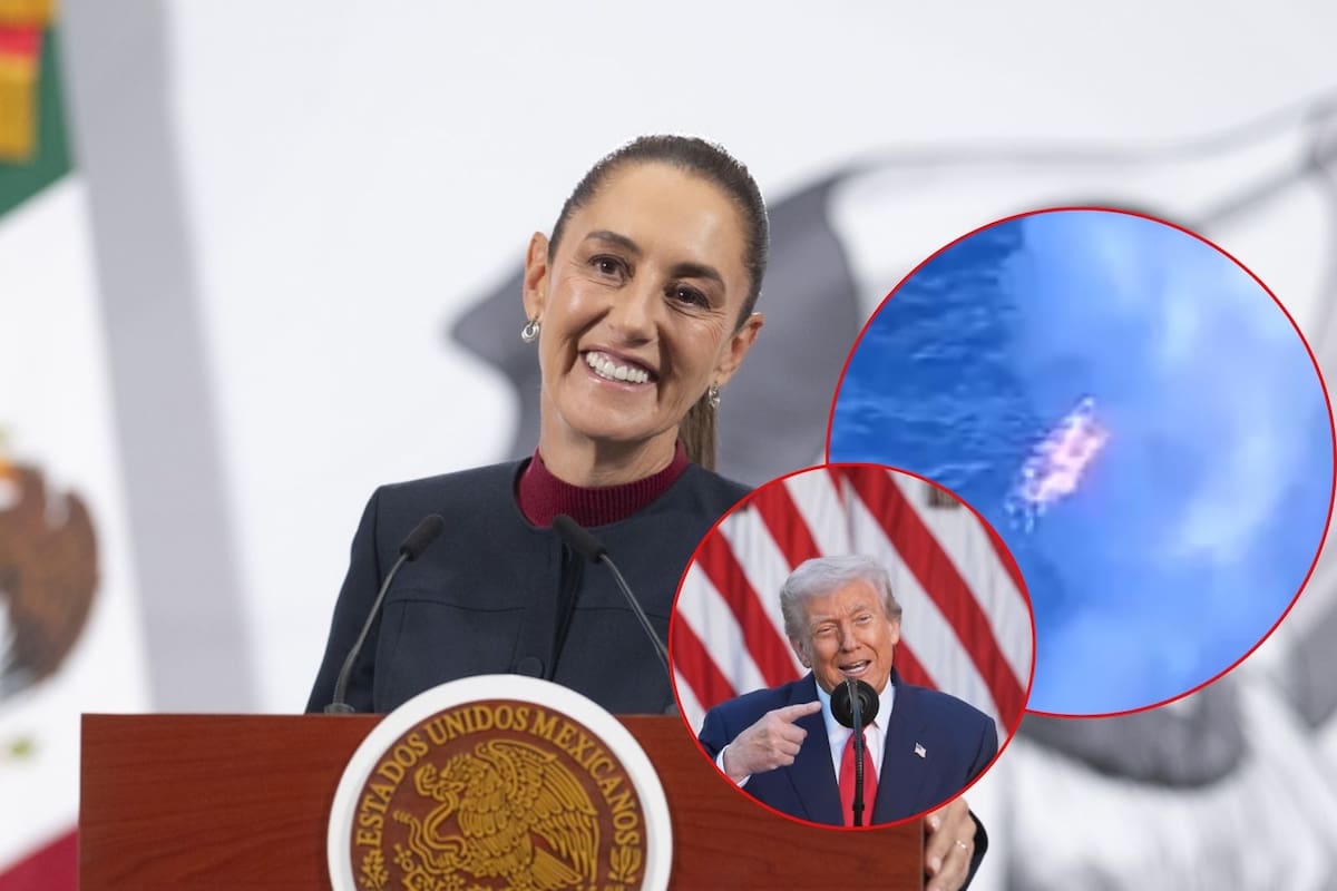 “No estamos de acuerdo, hay leyes internacionales”: Claudia Sheinbaum está en desacuerdo con Estados Unidos tras el ataque contra presuntas ‘narcolanchas’ fuera de su territorio
