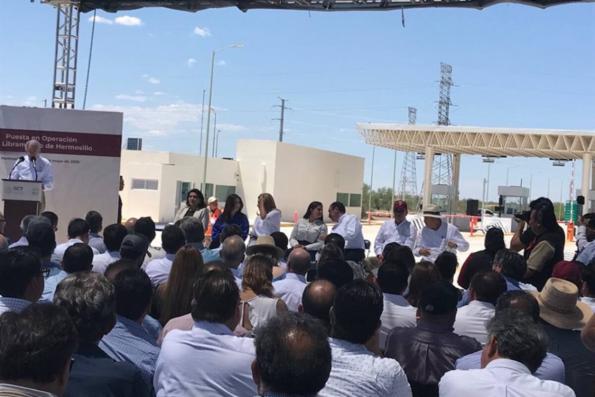 Queda inaugurado libramiento de Hermosillo