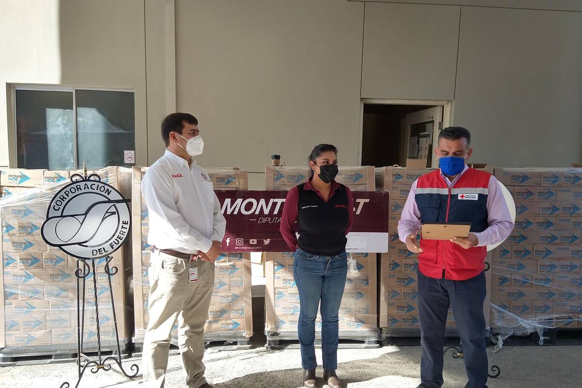 Continúan apoyos de Coca-Cola a la Cruz Roja