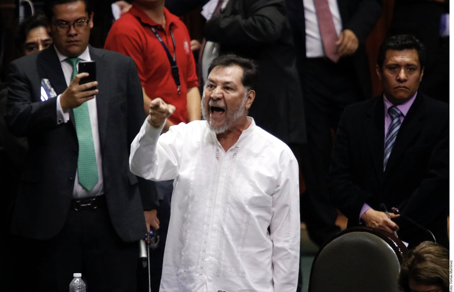 Gerardo Fernández Noroña participó en la sesión de la Comisión Permanente del 19 de agosto de 2026, donde respondió al reto de Lilly Téllez relacionado con las visas estadounidenses.