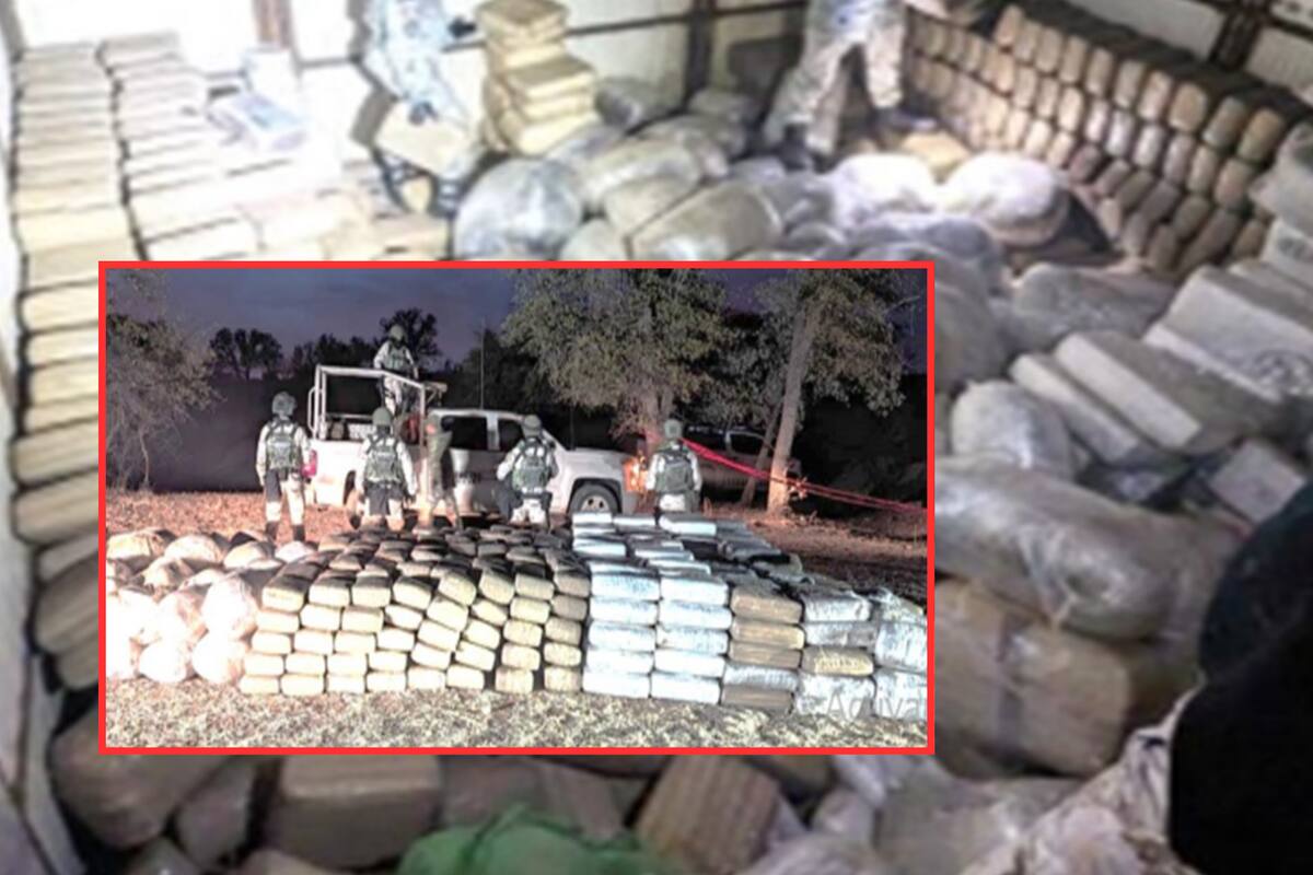 Incautan más de 2.5 toneladas de mariguana en Nogales