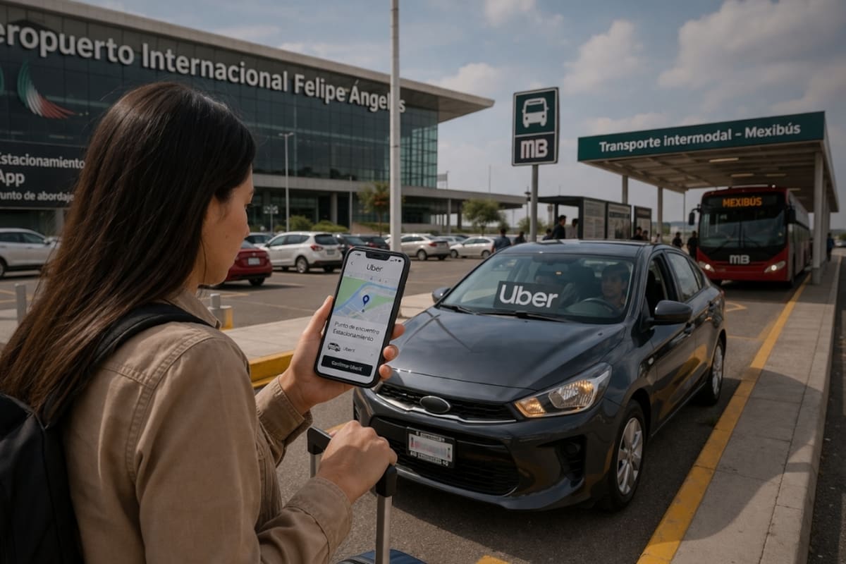 AIFA restringe abordaje de apps en zonas federales: ¿Qué debes hacer, dónde pararte y por qué pedir el viaje antes de tiempo puede dejarte sin conductor?