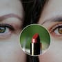 El truco del labial rojo debajo del corrector para cubrir ojeras oscuras